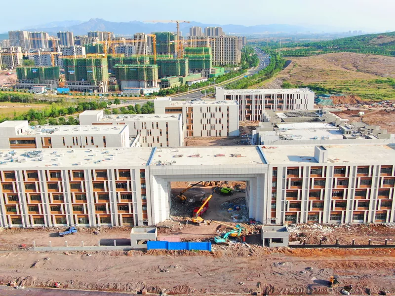 Vortechnisches Hochhaus-Schulgebäude mit Stahlkonstruktion