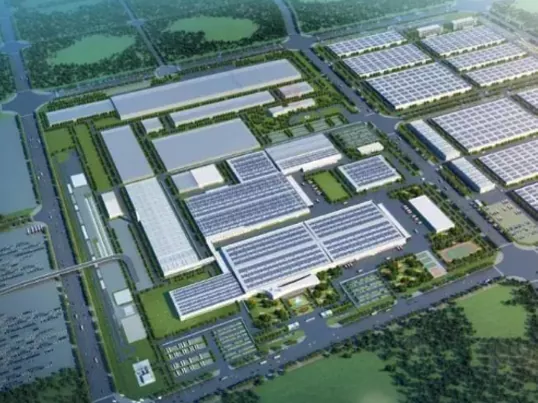 Stahlstruktur Industriepark